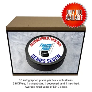 Autographed Puck Box - Series Seven