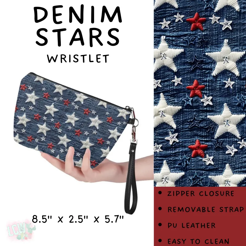 Batch #319 - DS Backpacks, Pouches & Wristlets - Closes 4/11 - ETA late May - Denim Stars Wristlet