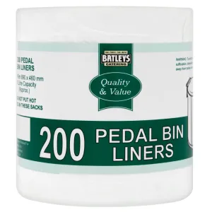 Batleys Catering 200 Pedal Bin Liners