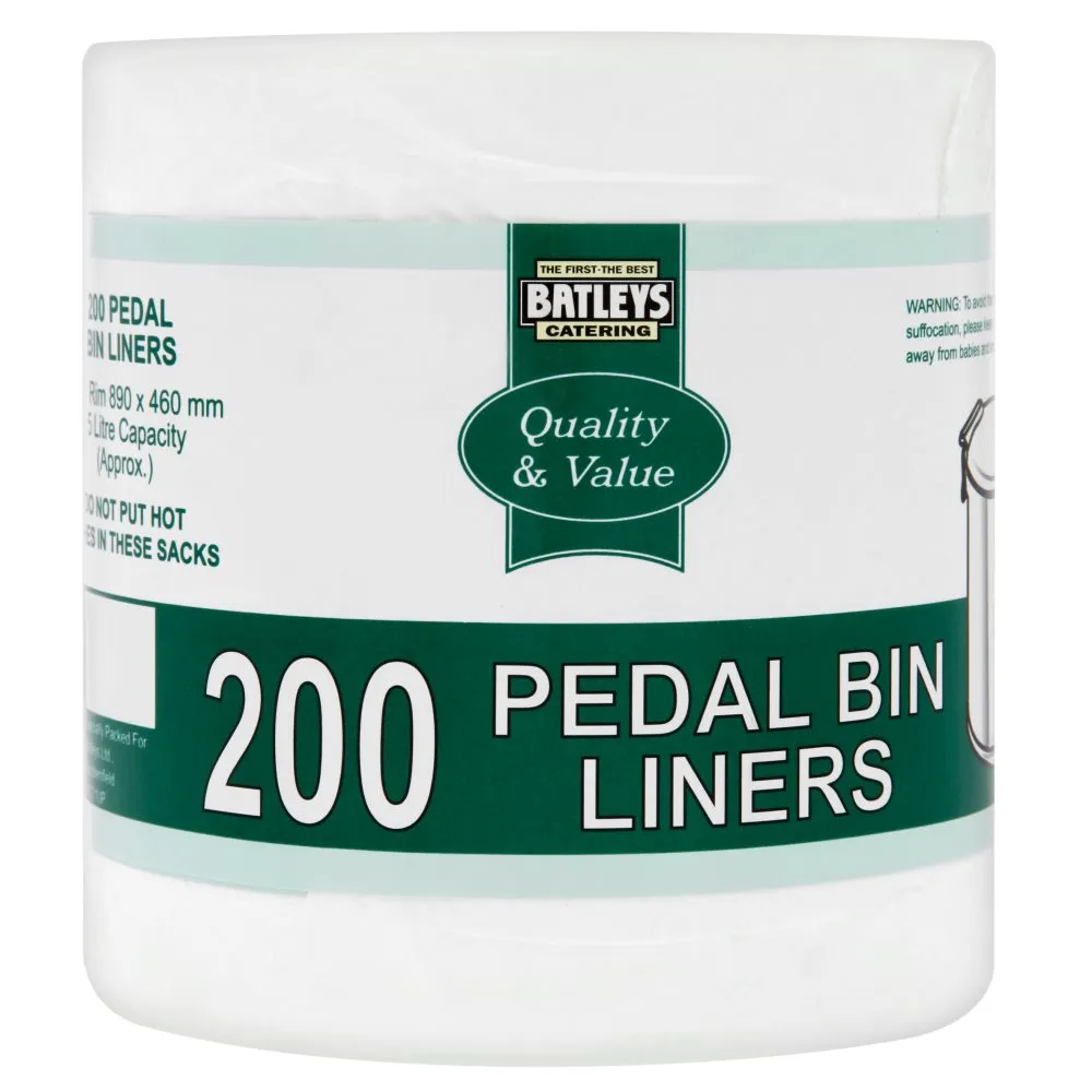 Batleys Catering 200 Pedal Bin Liners
