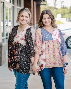 Batting an Eye Floral Blouse