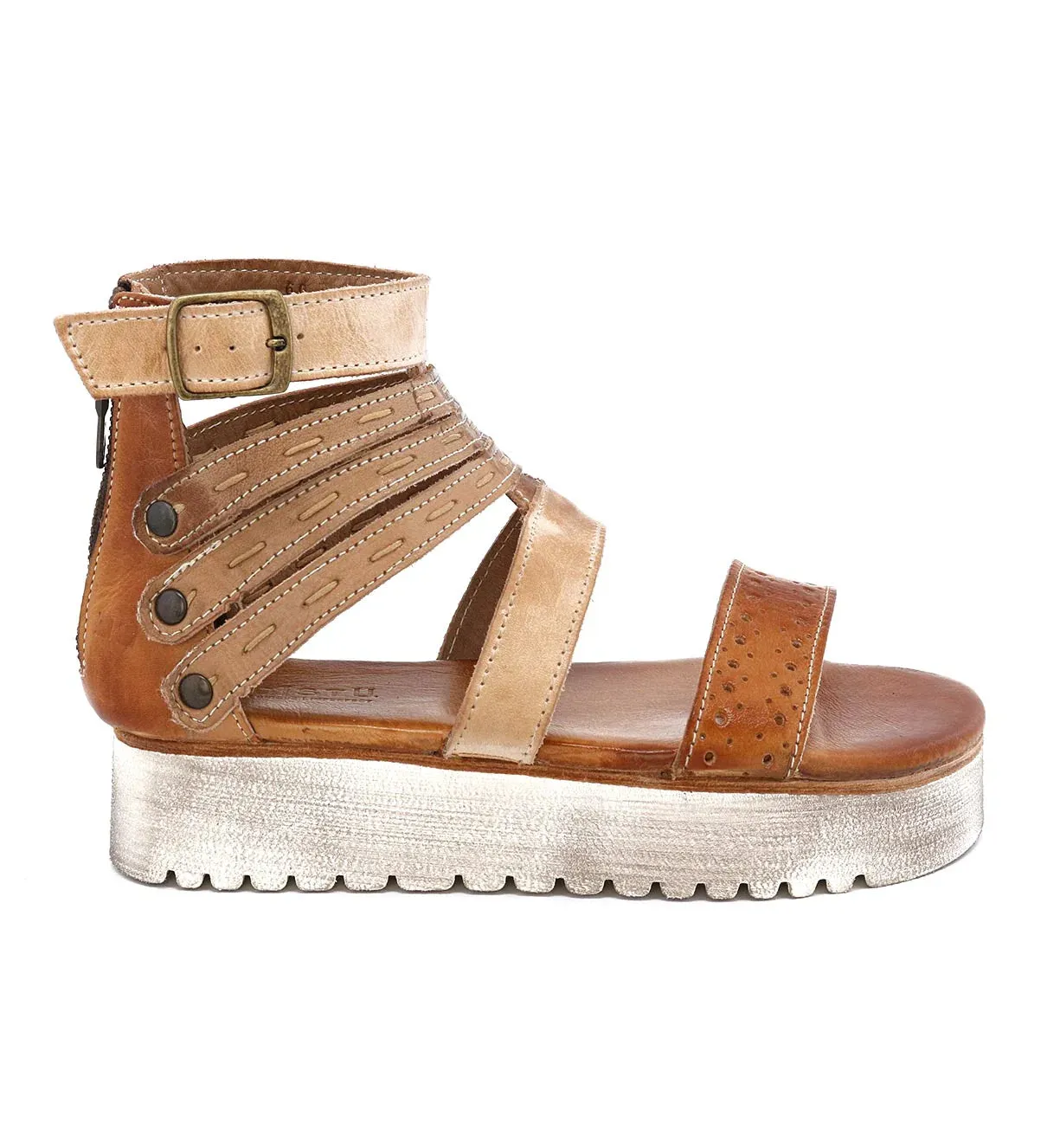 Bed Stu- Artemia Sandals Bone Mustard Tan Rustic