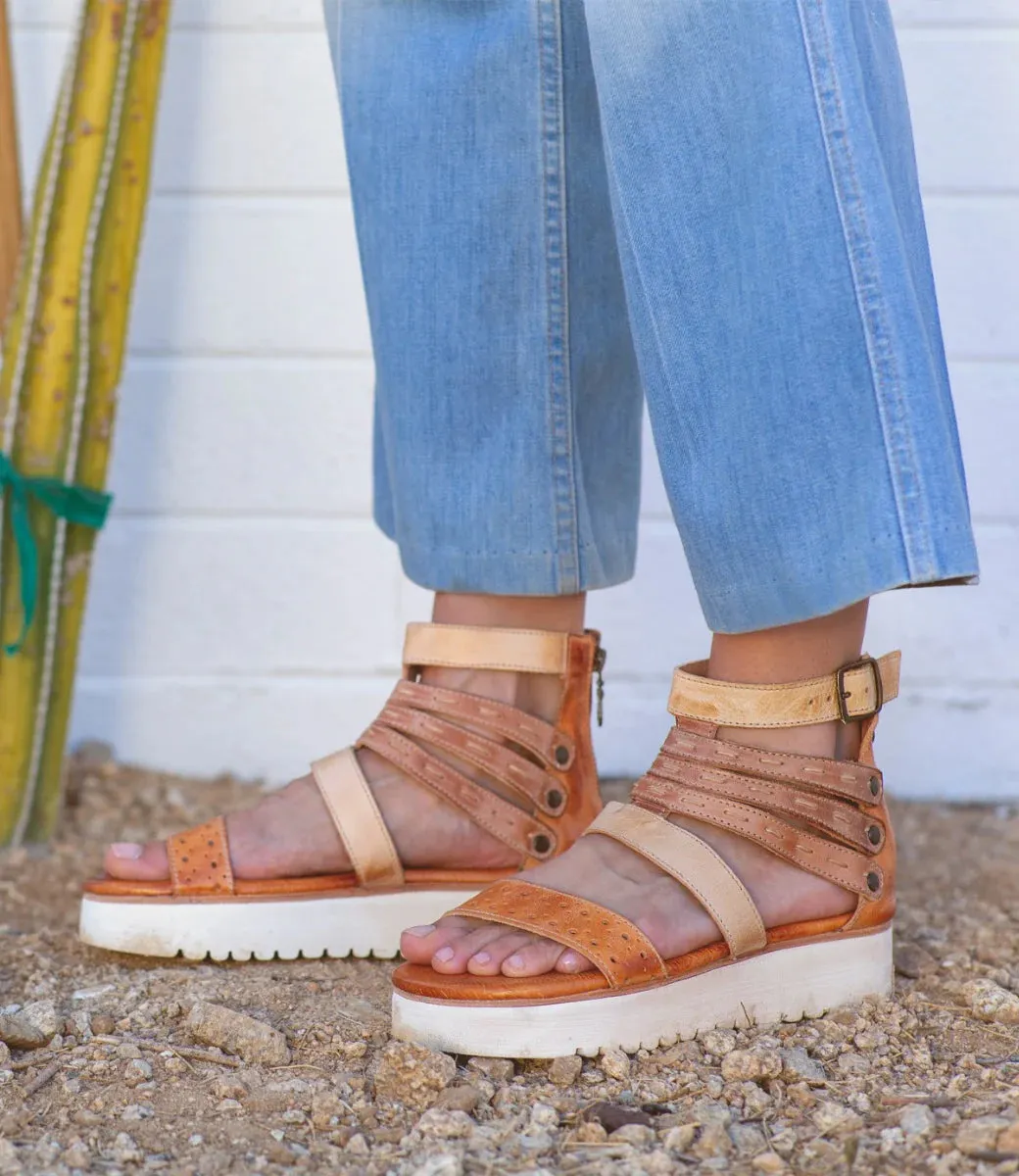 Bed Stu- Artemia Sandals Bone Mustard Tan Rustic
