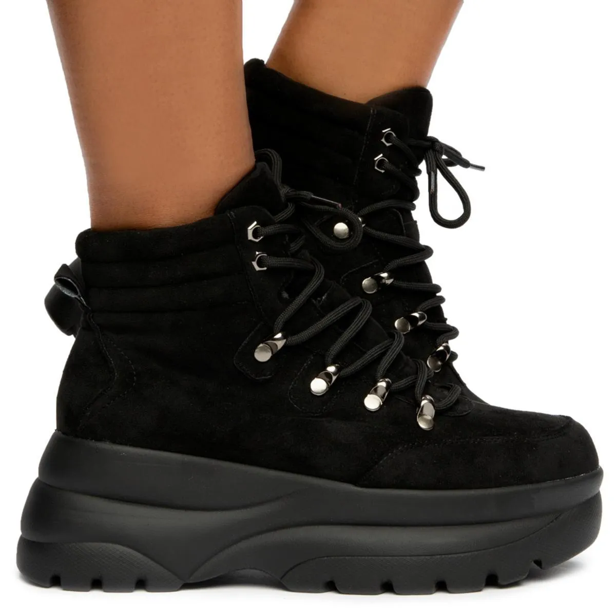 Bel-11 Lace Up Boots