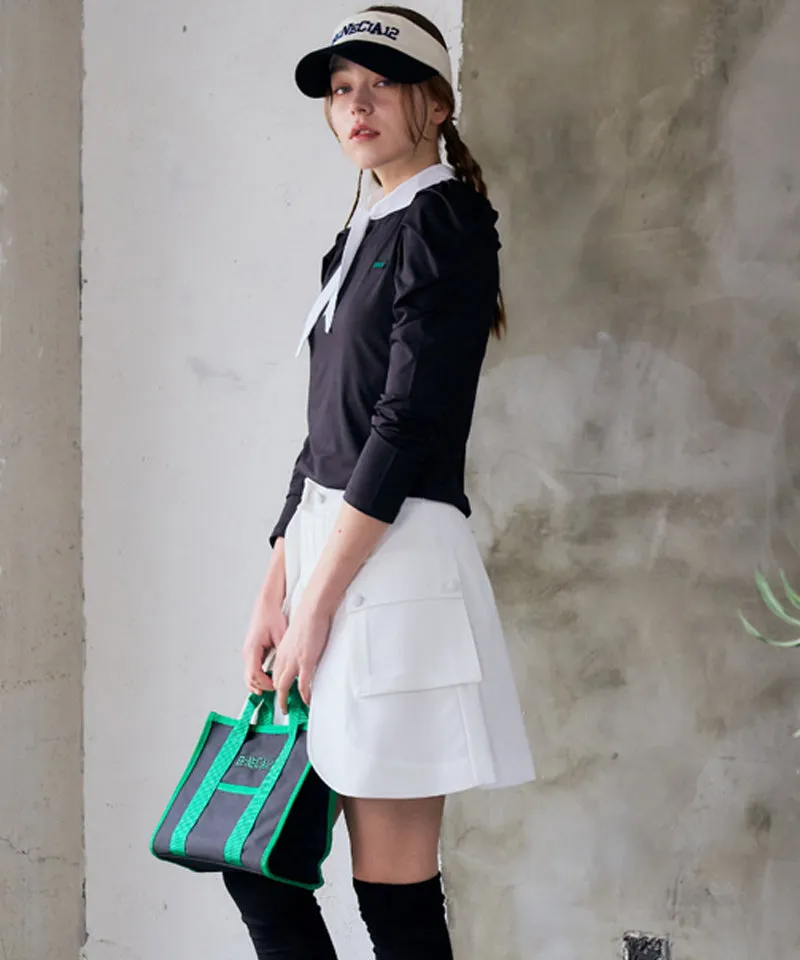 BENECIA 12 Layered Wrap Pocket - White