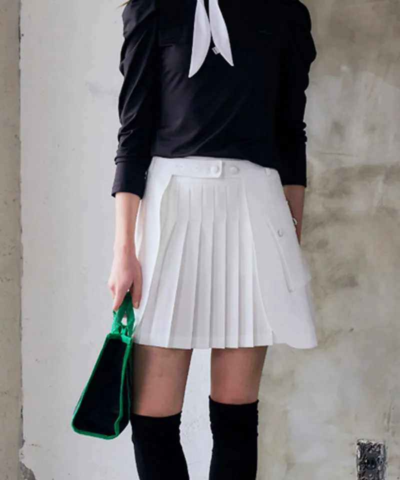 BENECIA 12 Layered Wrap Pocket - White