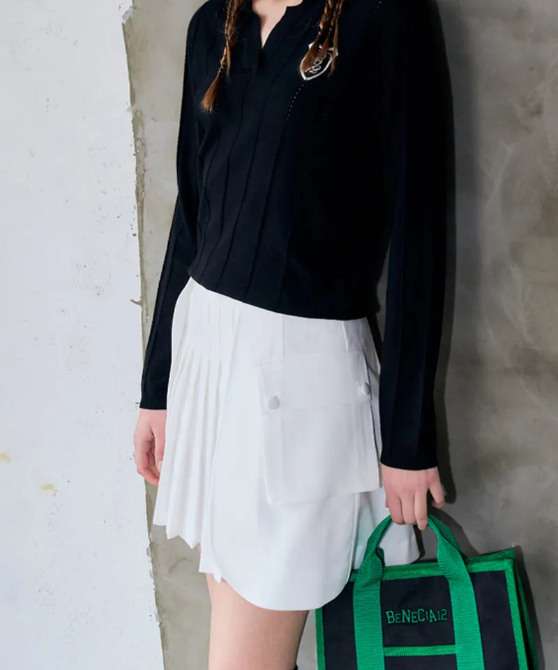 BENECIA 12 Layered Wrap Pocket - White