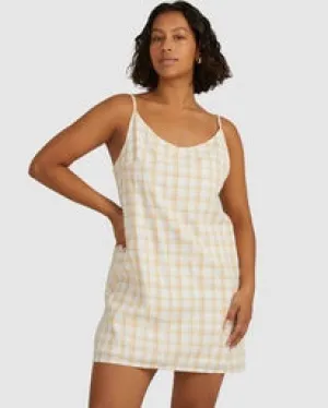 Billabong La Sol Summer Dress MUSTARD