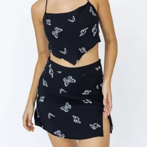 Black Butterfly Skirt