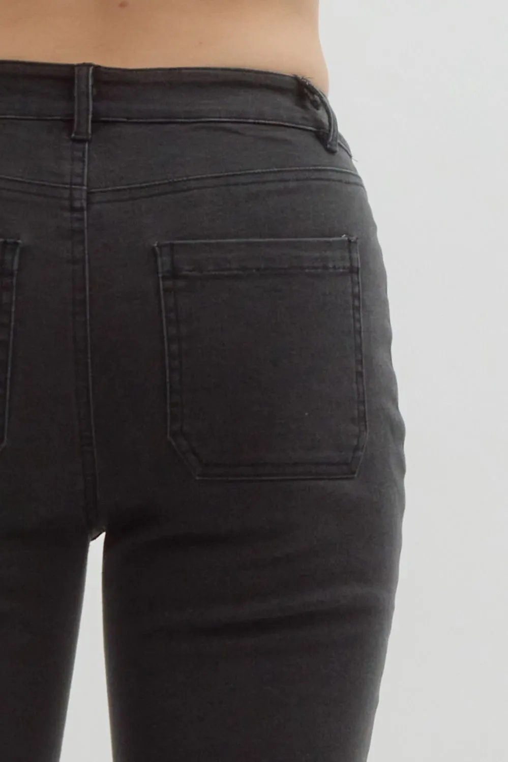 Black Flared Jeans