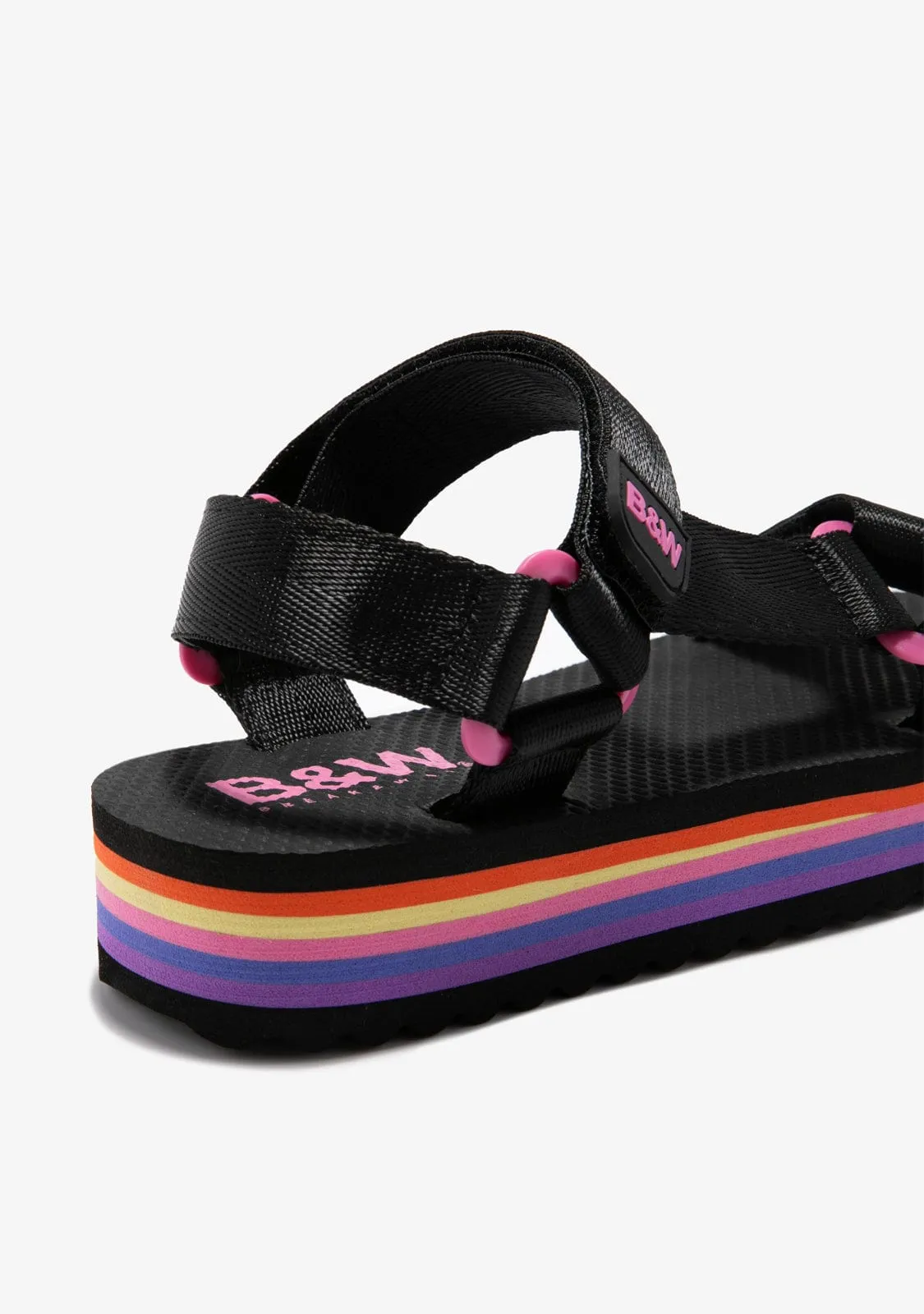 Black Platform Sandals