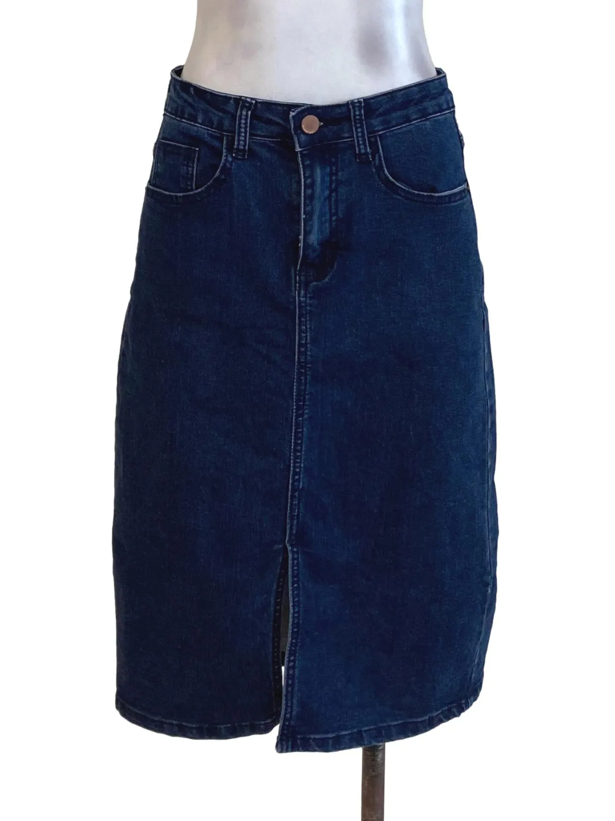 Blue Denim Skirt LB