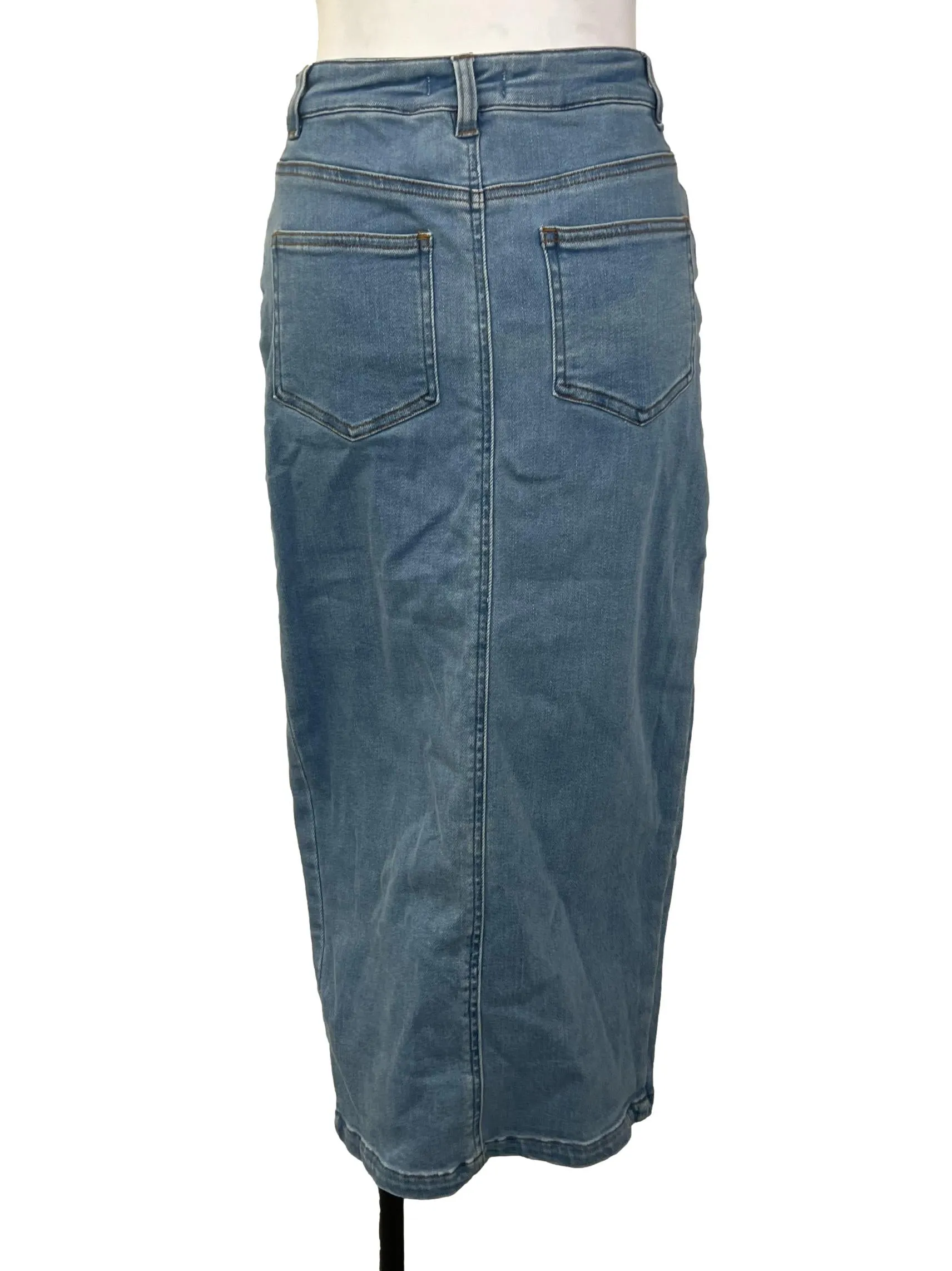 Blue Denim Skirt
