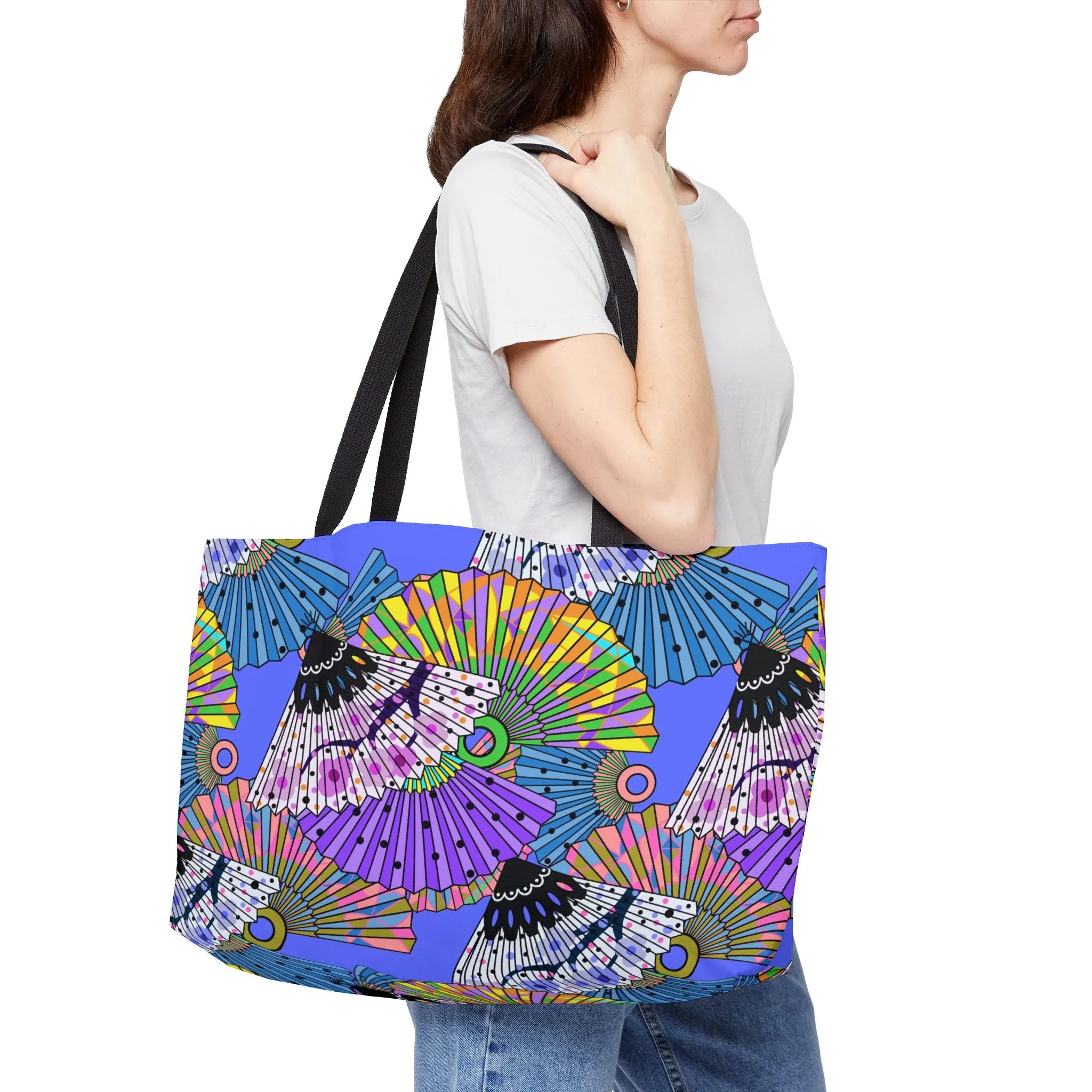 Blue Fans Weekender Tote Bag