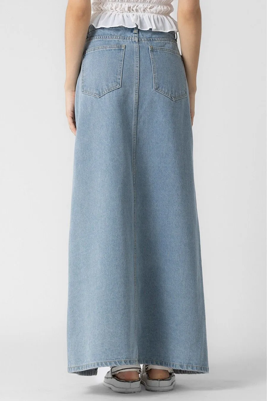 Blues with You Denim Maxi Skirt