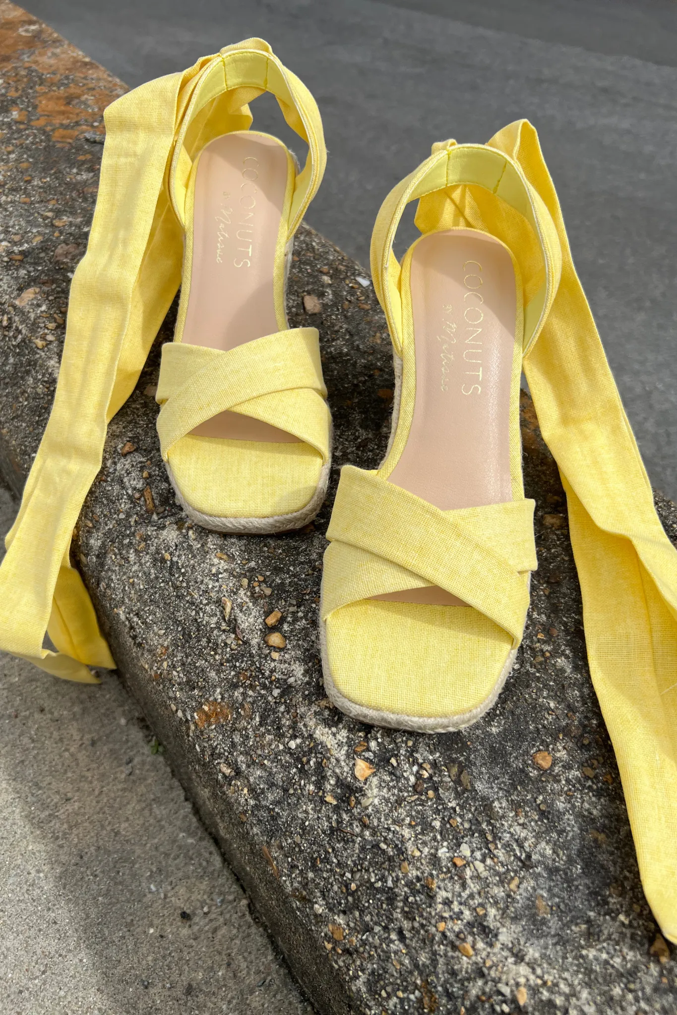 Bonaire Wedge Sandal - Yellow