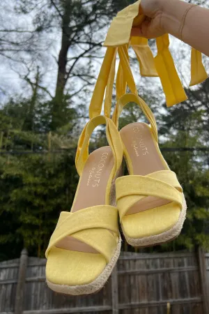 Bonaire Wedge Sandal - Yellow