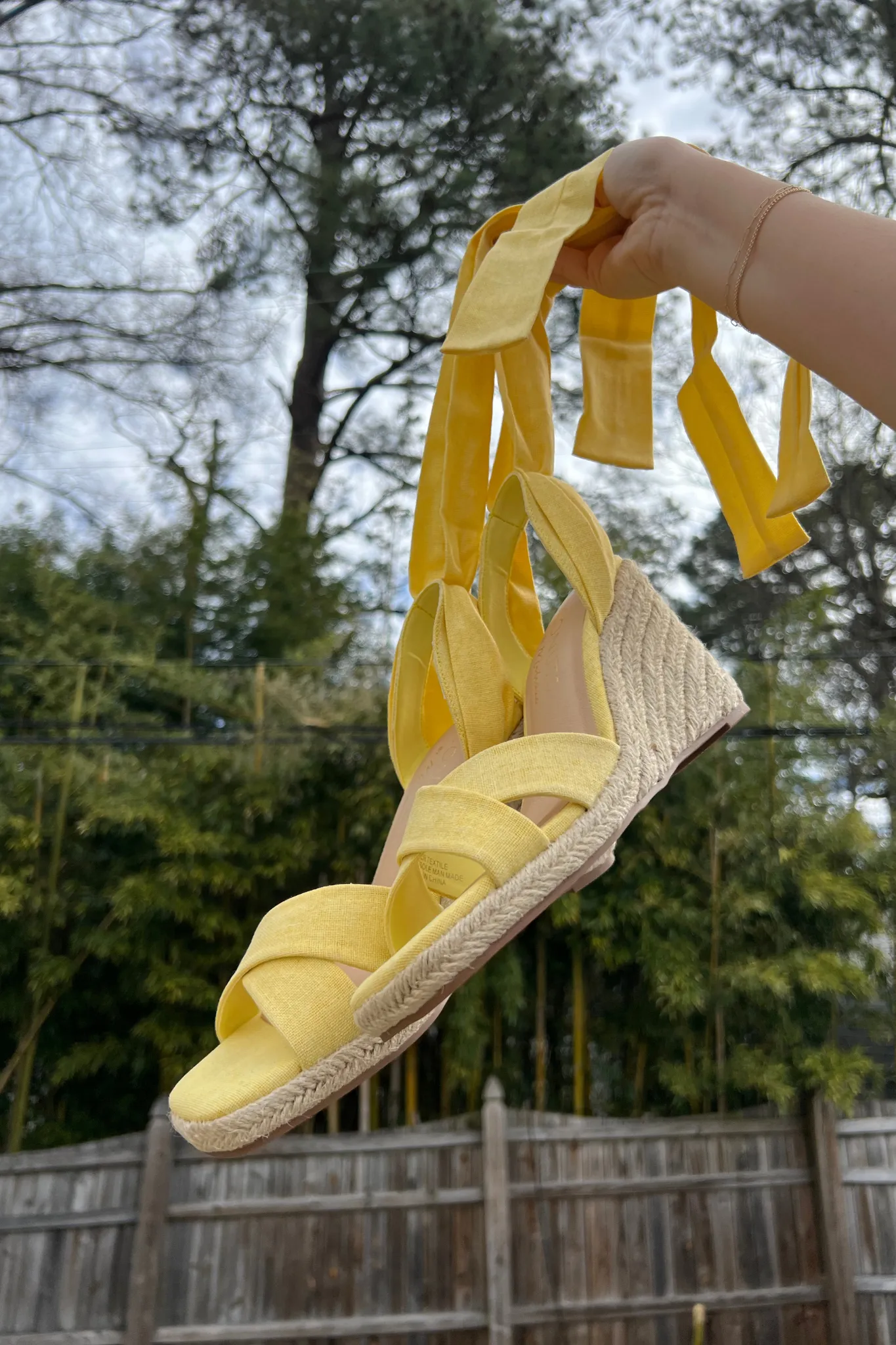 Bonaire Wedge Sandal - Yellow
