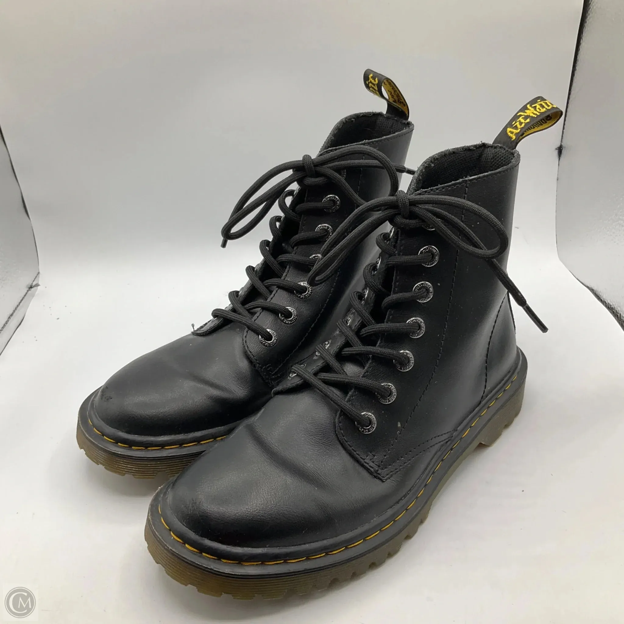 Boots Combat By Dr Martens In Black, Size: 8