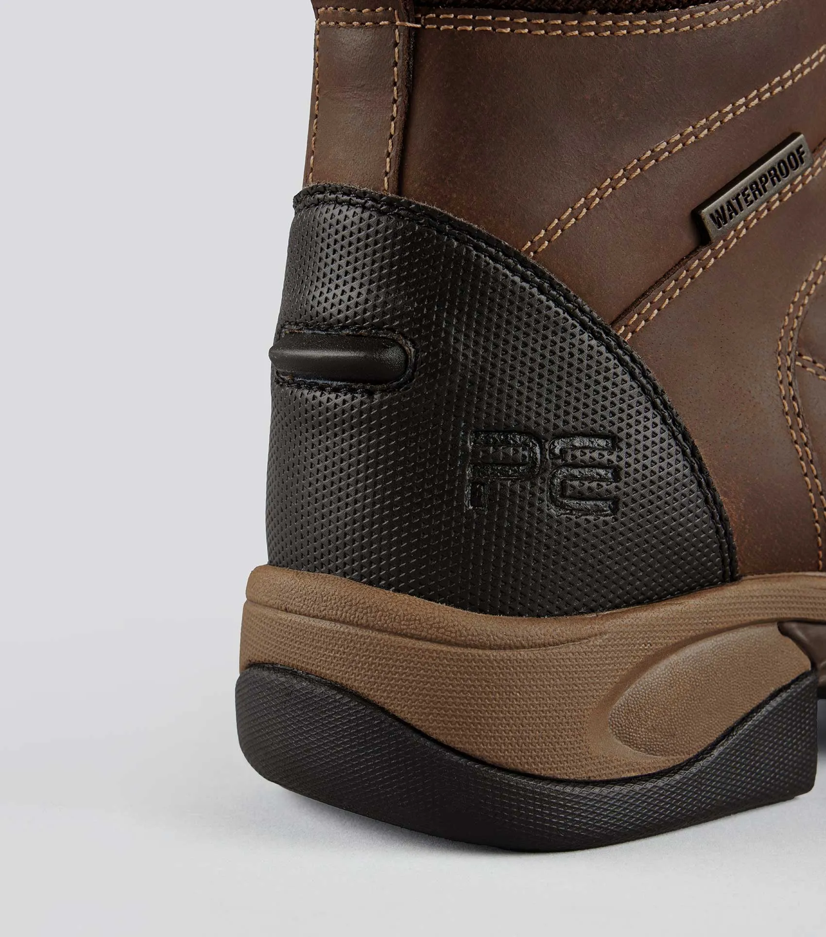 Borelli Waterproof Laced Boots Brown