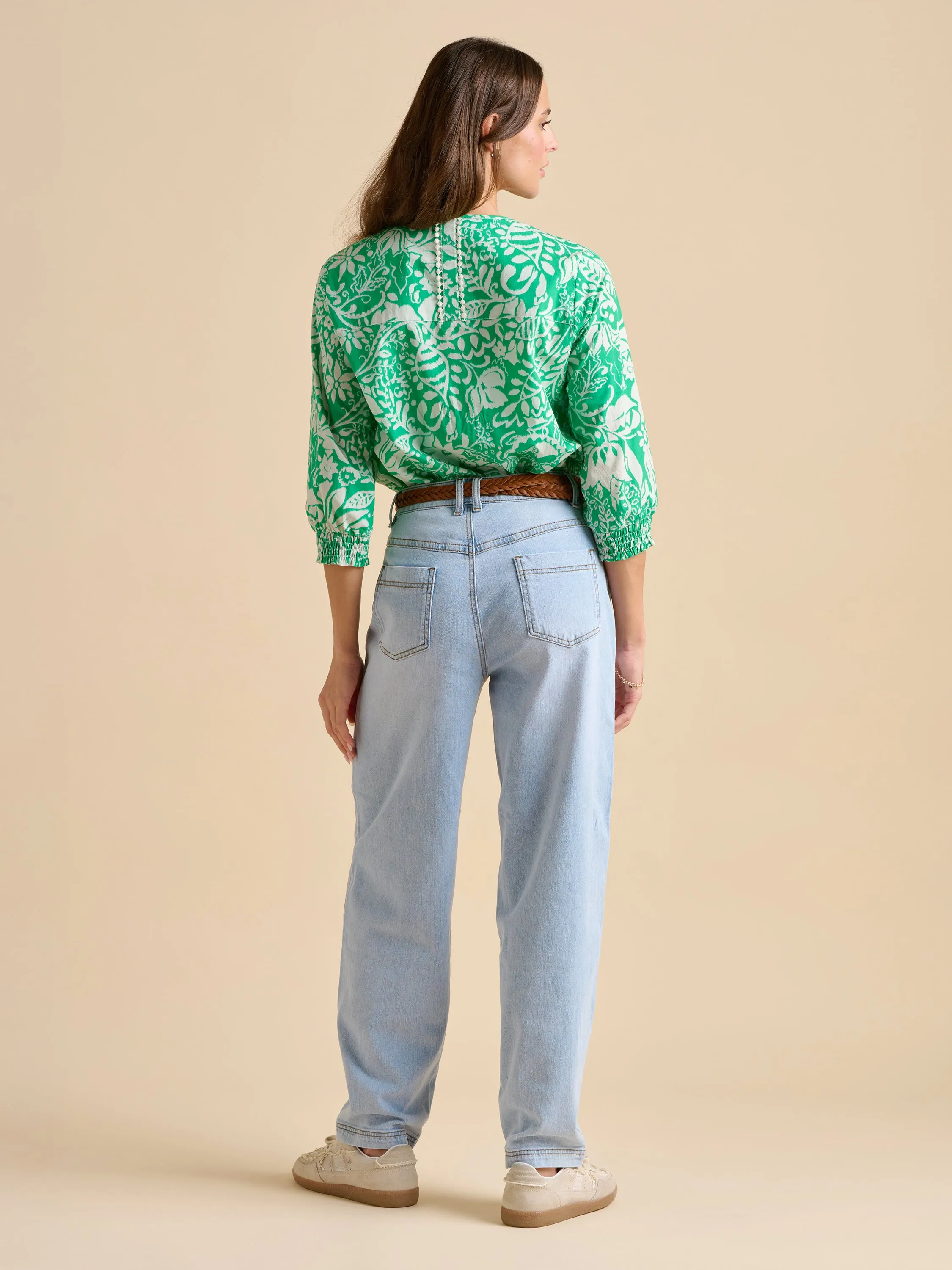 Brakeburn 20 Green Wildflower Blouse
