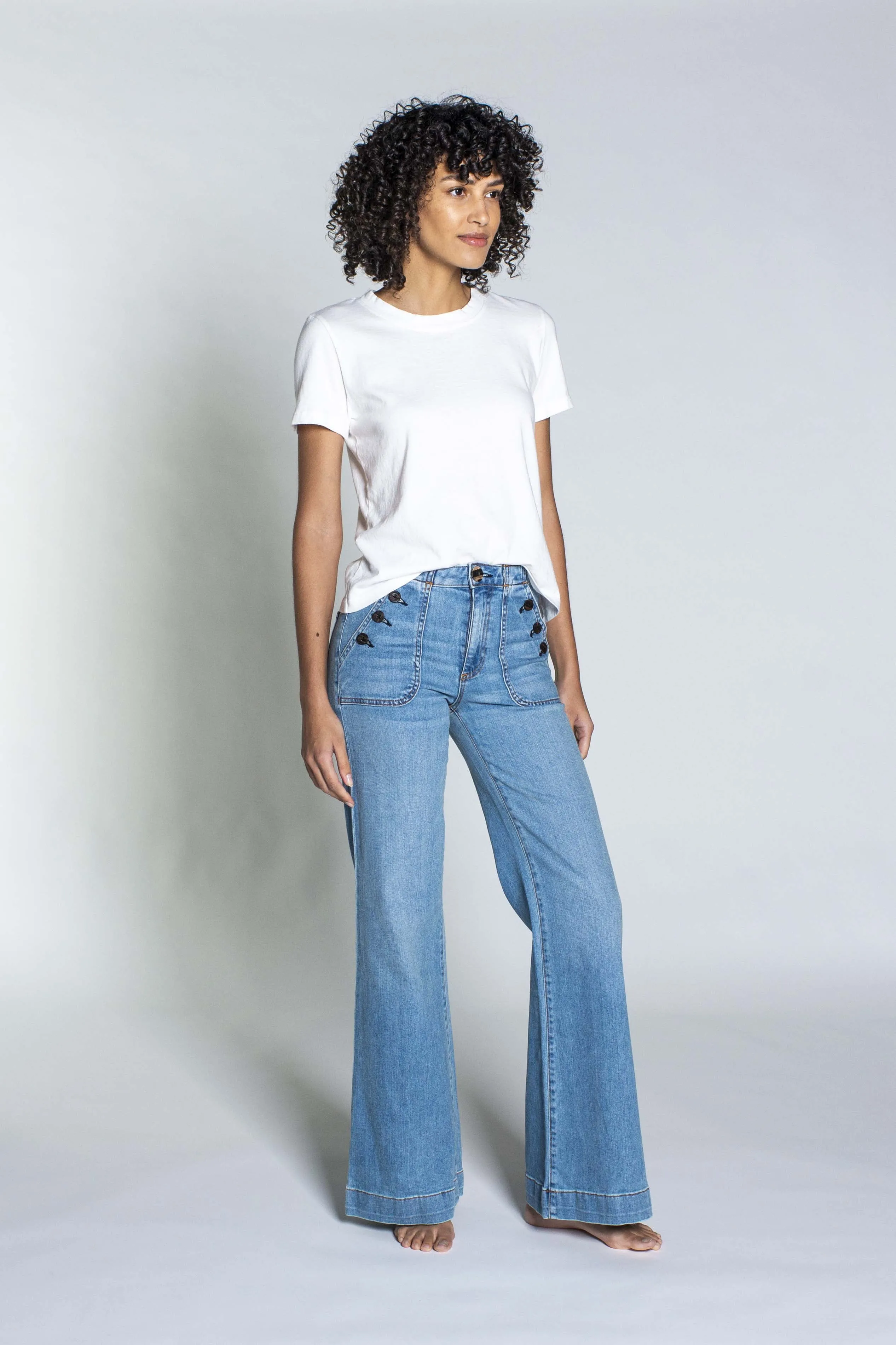 Brickhouse Wide Leg Dynomite - Harbour