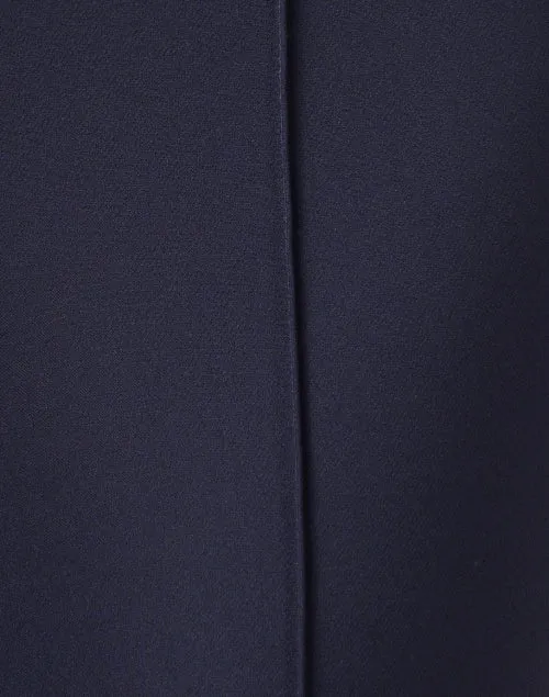 Briley Navy Twill Cropped Pant