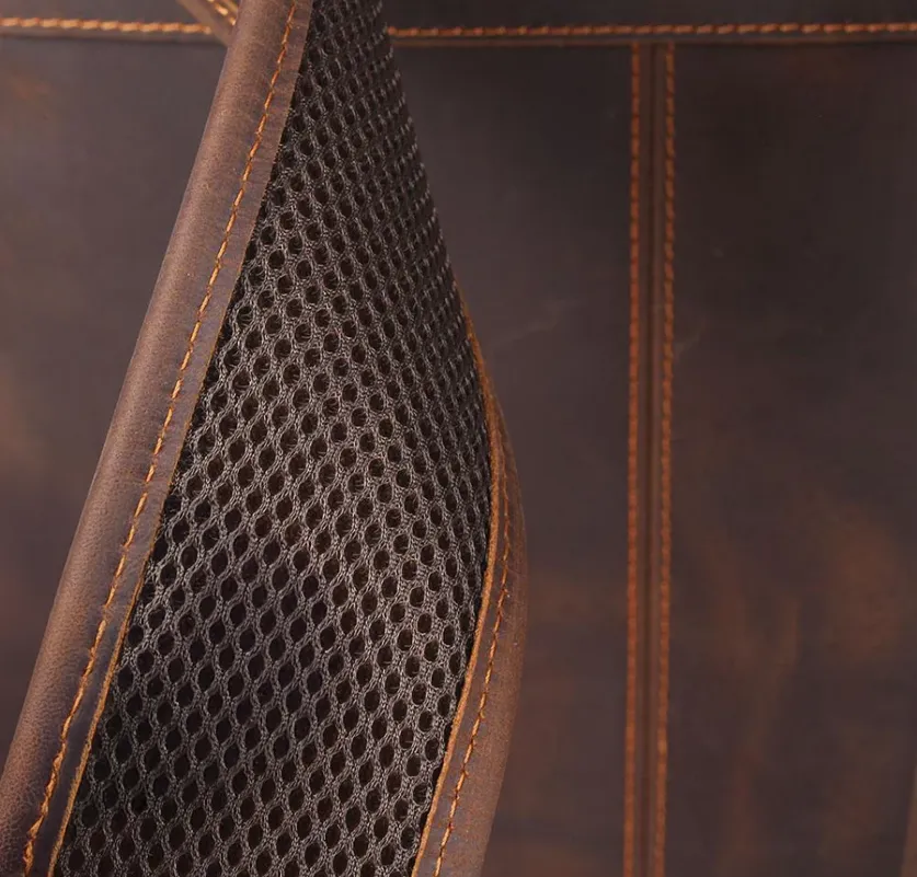 Brown Leather Rucksack | Carlsbad Caverns