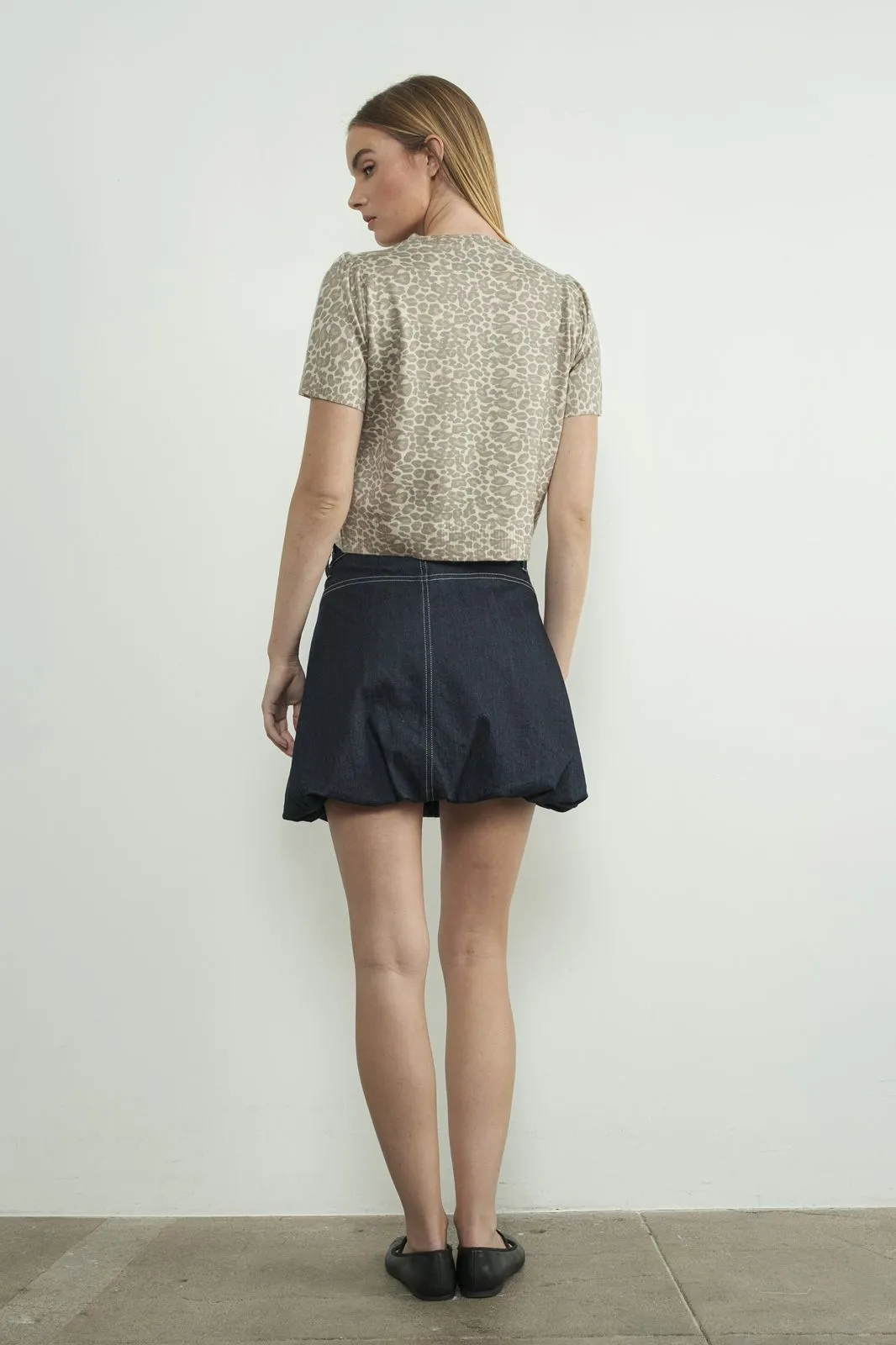 Bubbly & Chic Denim Skirt