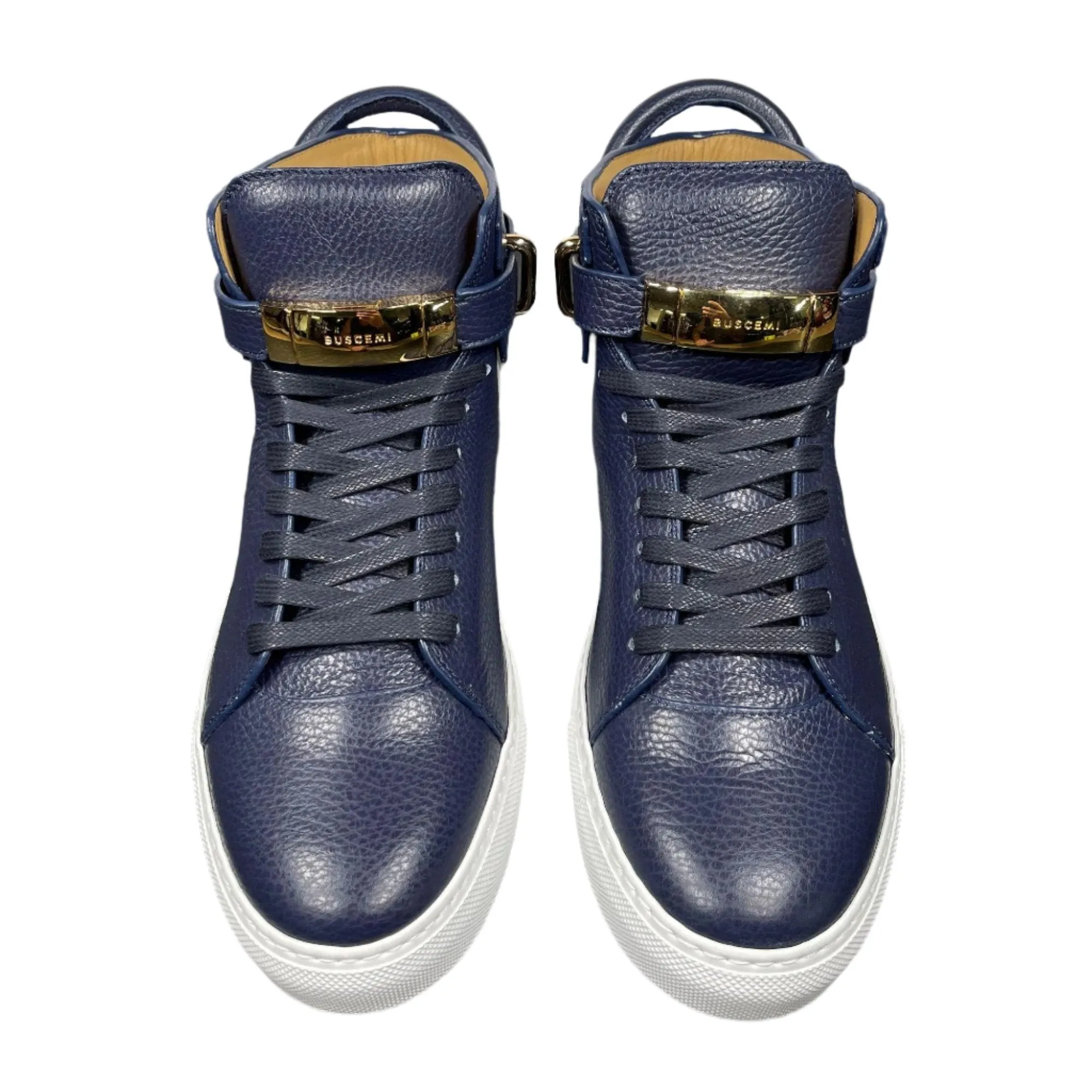 Buscemi 100MM Push Ocean Leather Sneakers
