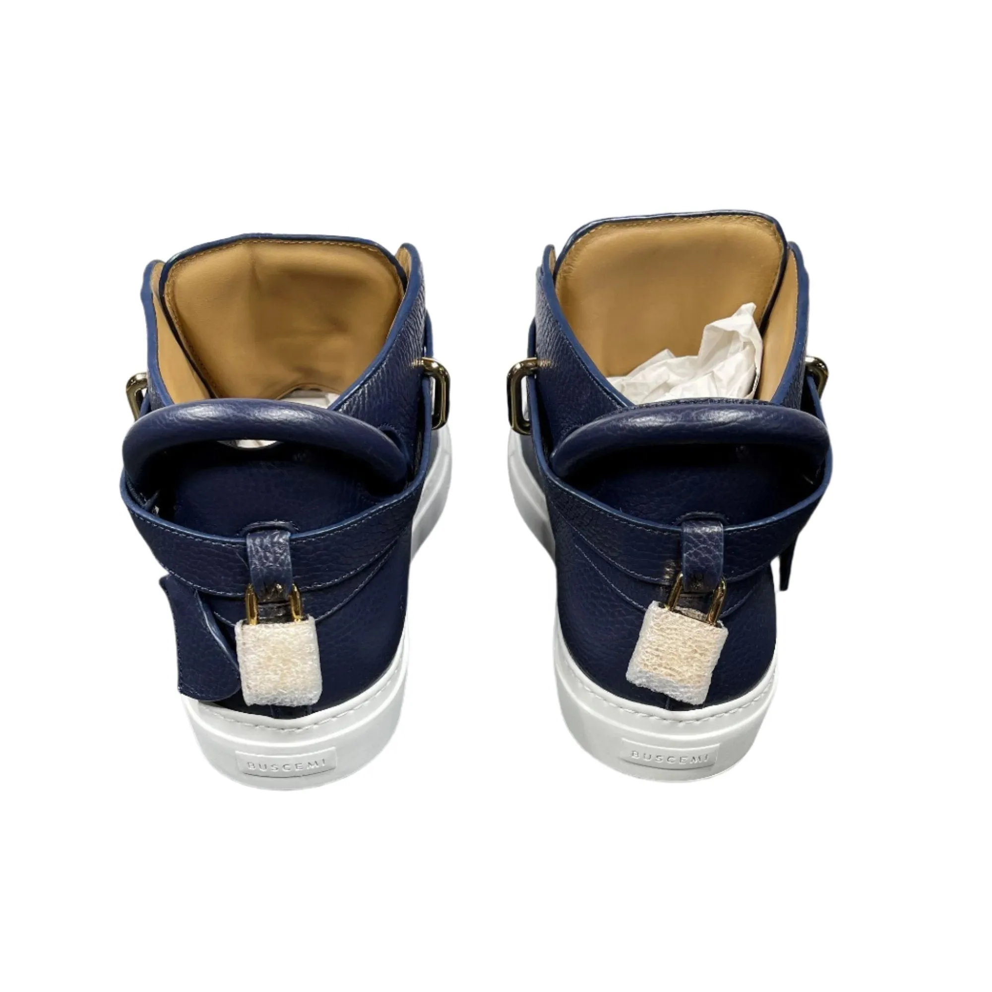 Buscemi 100MM Push Ocean Leather Sneakers