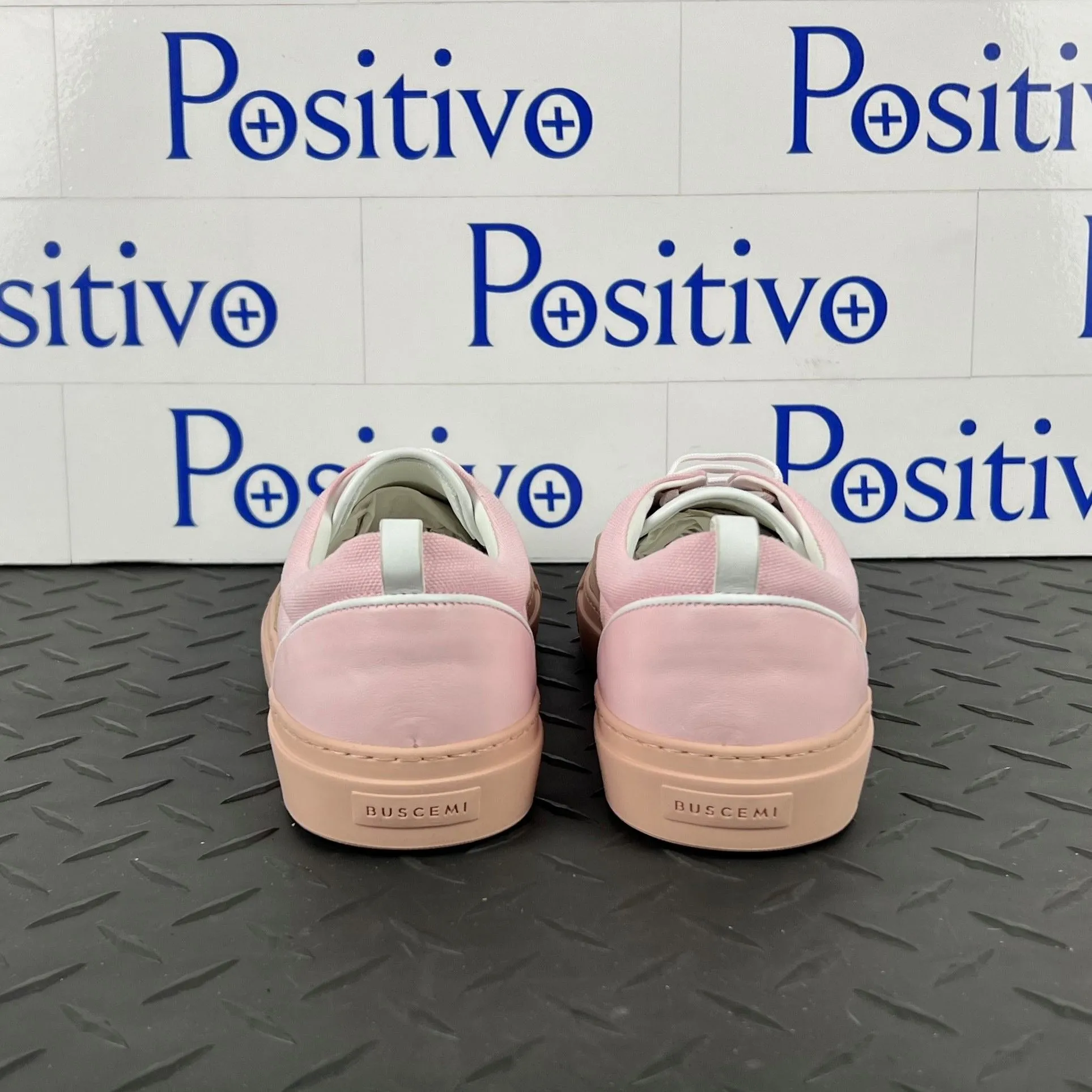 Buscemi Women's Cali Nude Leather Low top Sneakers SAMPLE