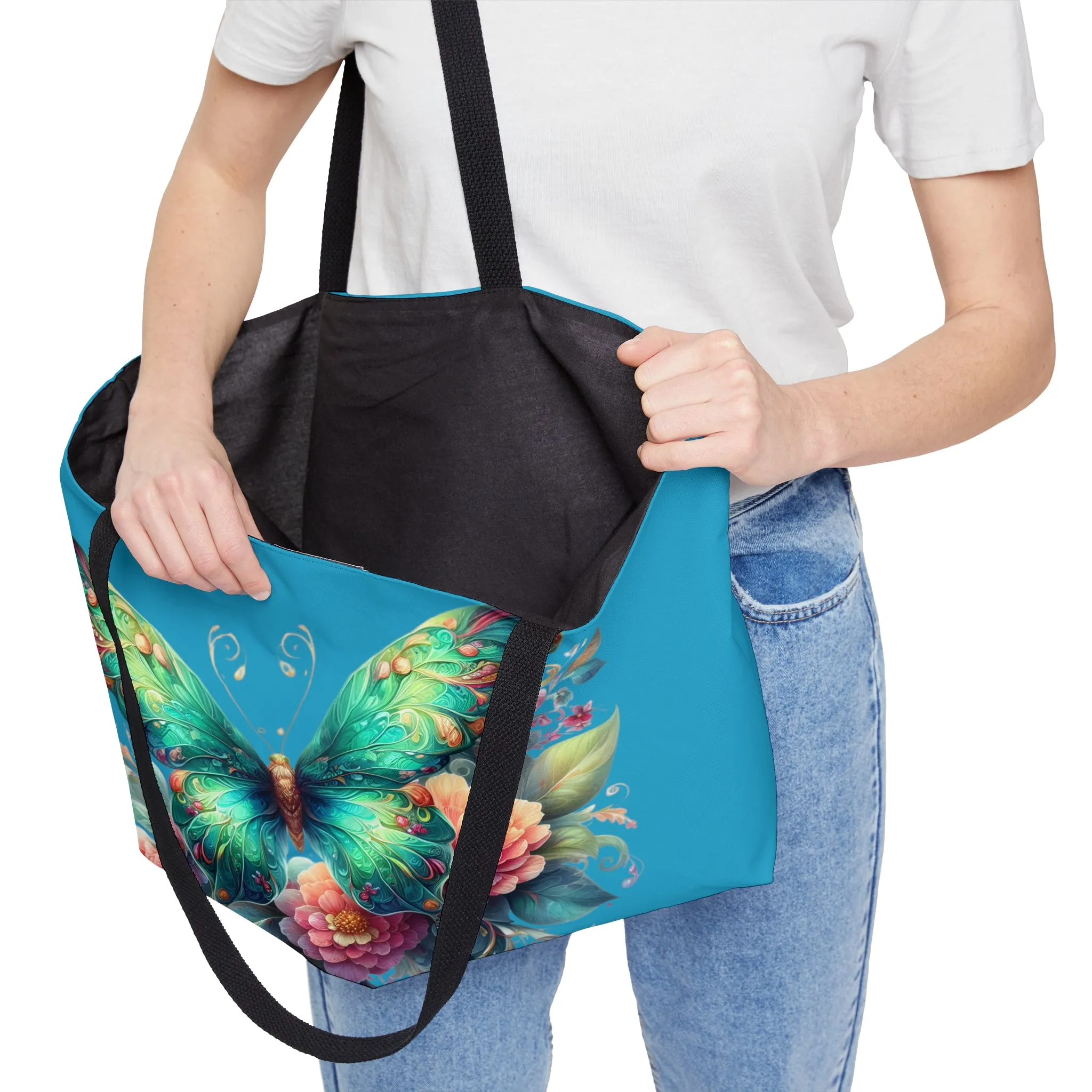 Butterfly Weekender Tote Bags