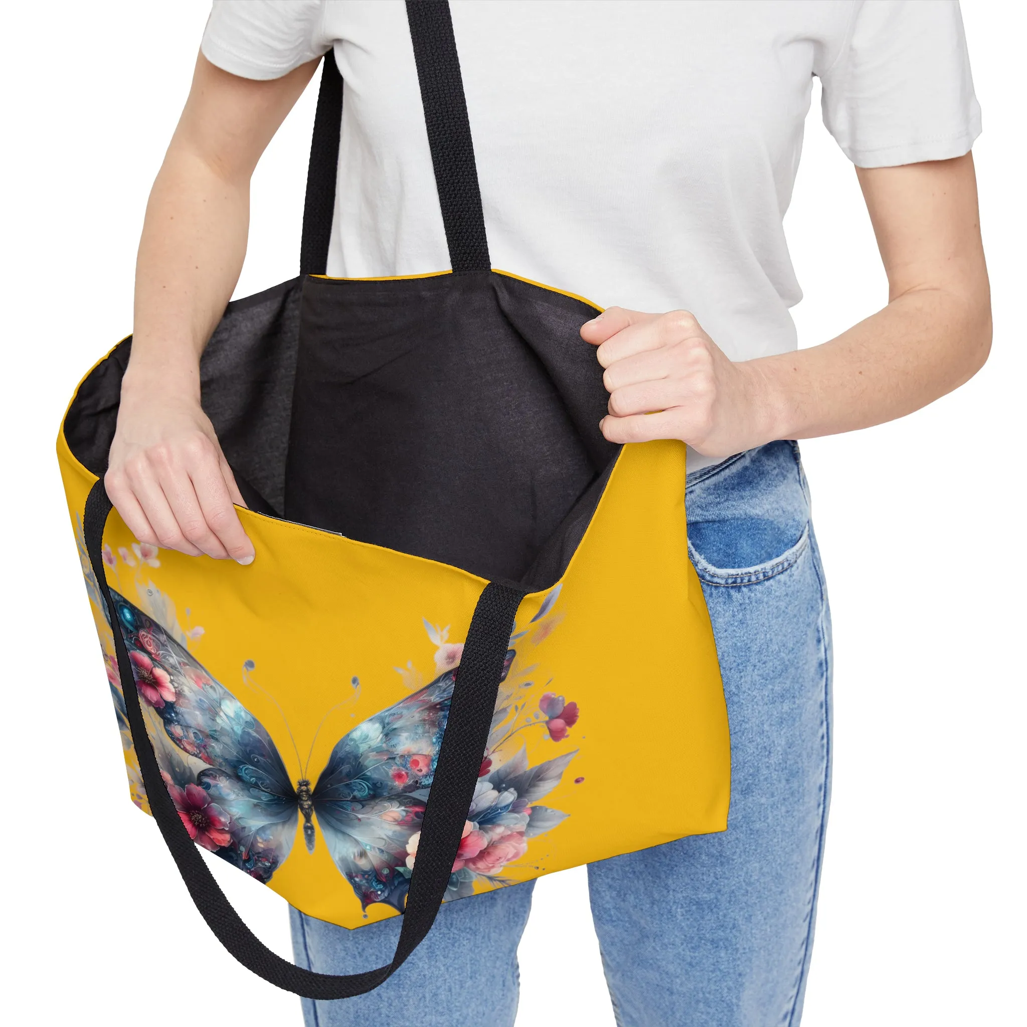 Butterfly Weekender Tote Bags