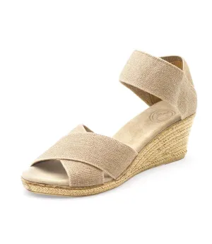 Cannon Espadrille Wedge Linen Sandals