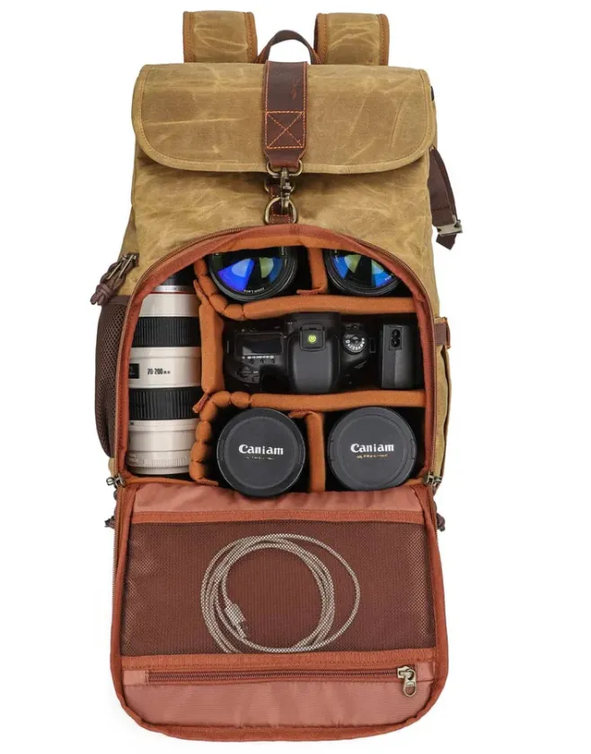 Canvas Camera Backpack | Kruger