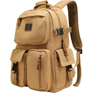 Canvas Travel Backpack Stylish Rucksacks For Women