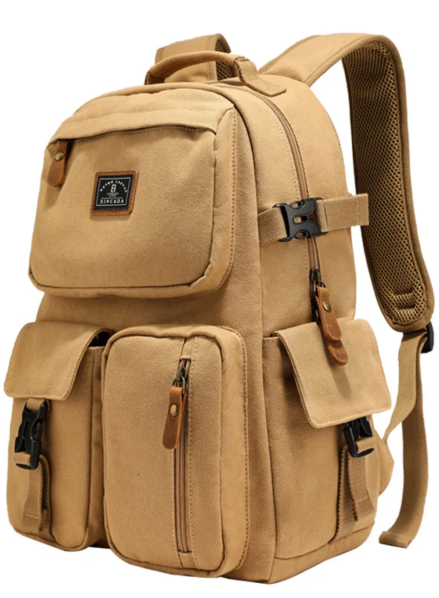 Canvas Travel Backpack Stylish Rucksacks For Women