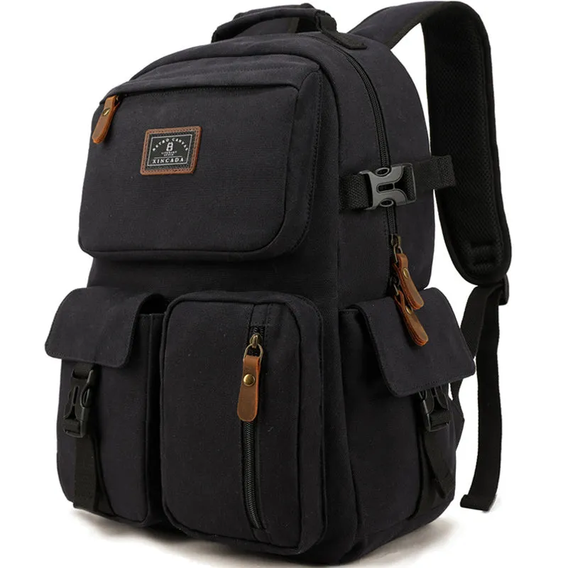 Canvas Travel Backpack Stylish Rucksacks For Women
