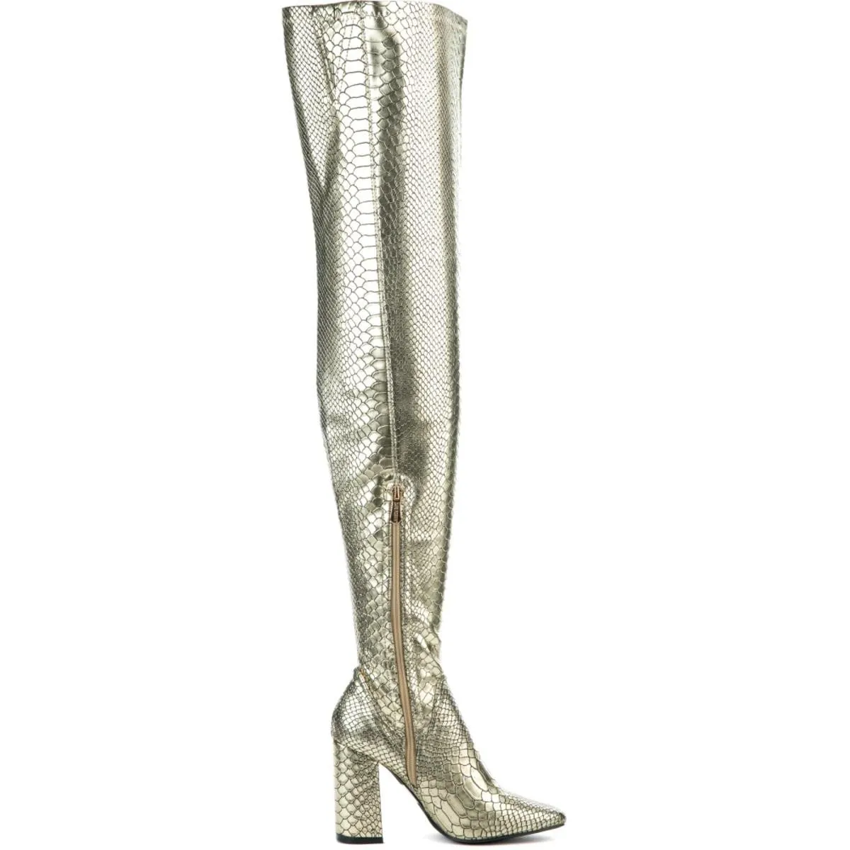 Cape Robbin Betisa-49 Gold Boot Gold