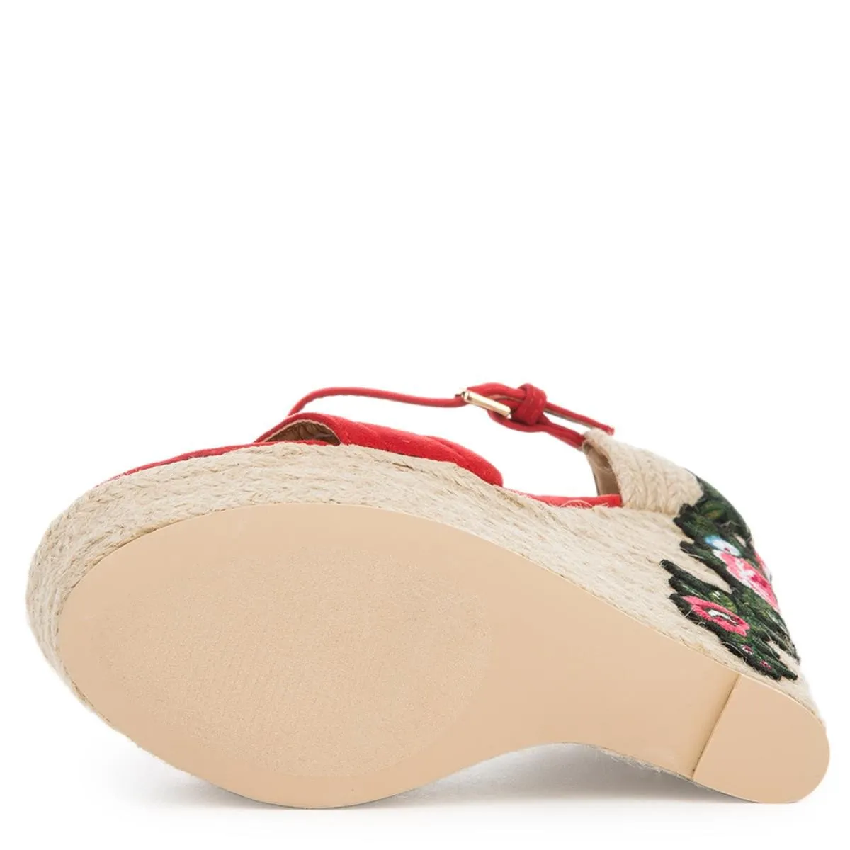 Cape Robbin Zelda-8 Red Espadrille Wedge Red