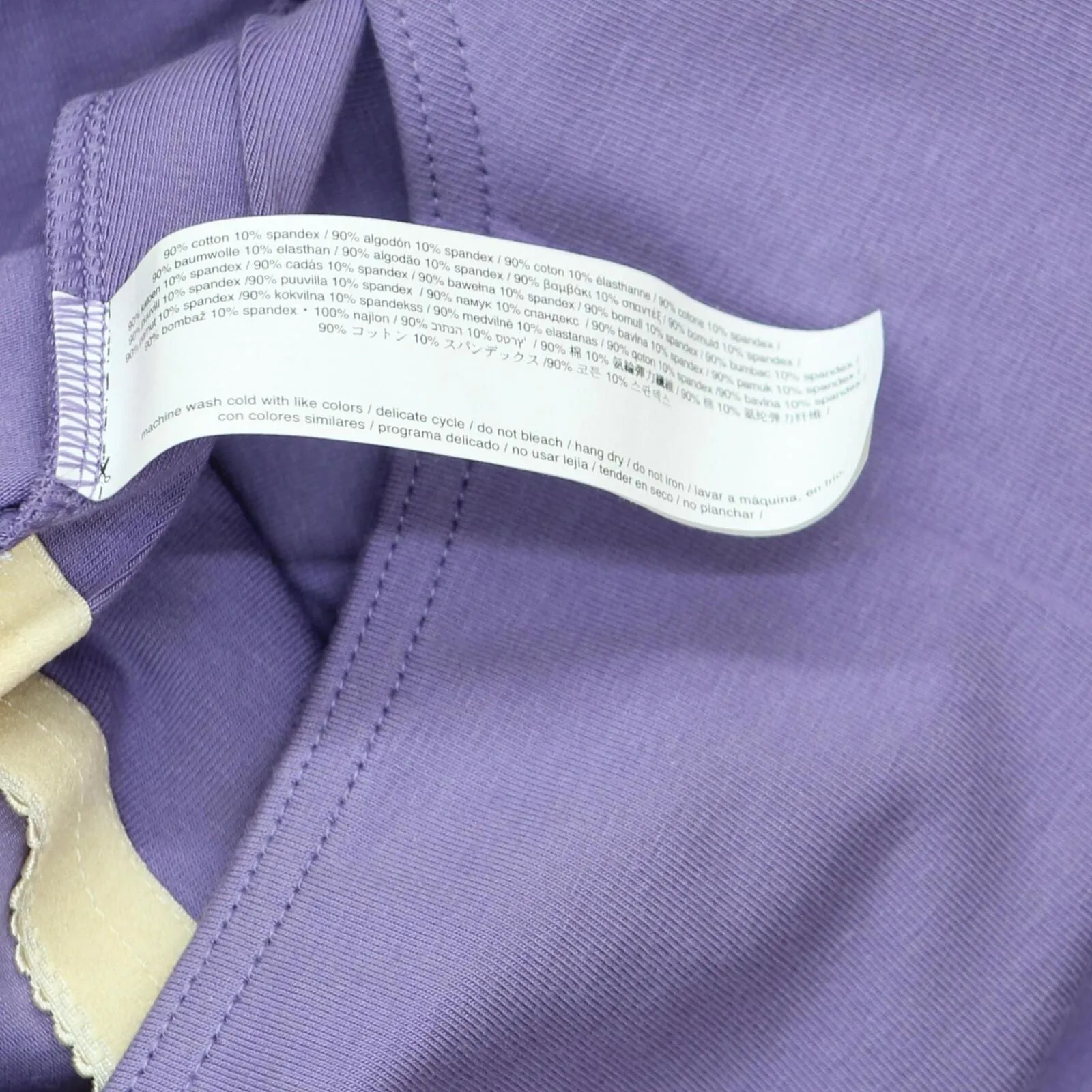 Capezio Womens Cotton Classic High-Neck Tank Leotard Dark Lavender Purple L
