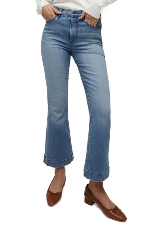 Carson Kick Flare Jean in Amethyst