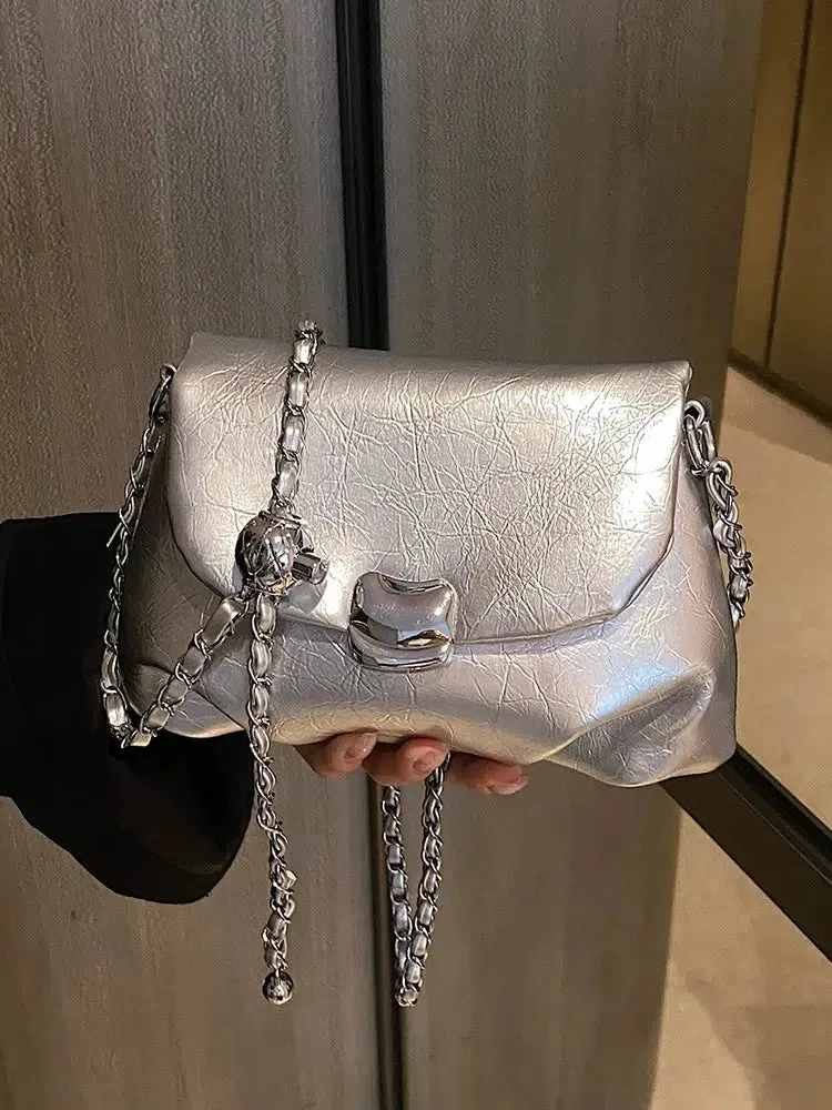 Chain Strap Small Square Bag