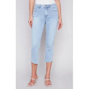 Charlie B Stretch 5 Pocket Cropped Pant