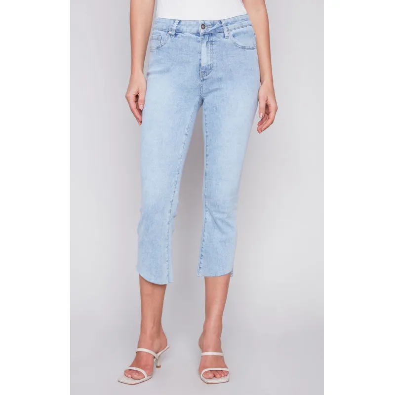 Charlie B Stretch 5 Pocket Cropped Pant