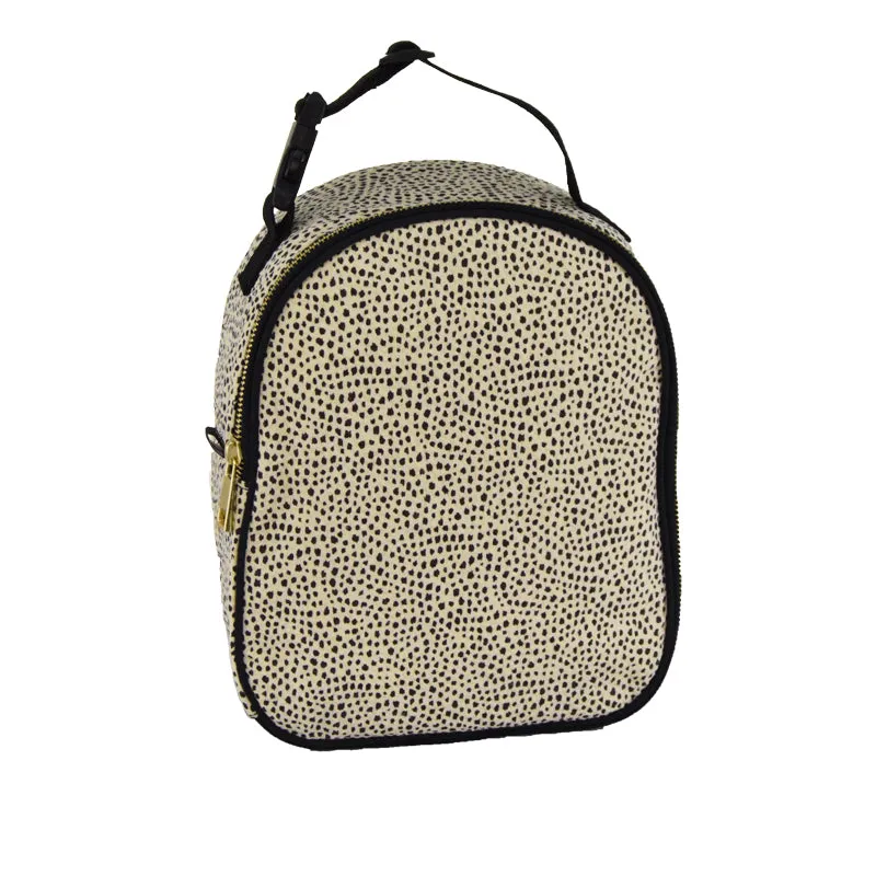 Cheetah Seersucker Gumdrop Lunch Box