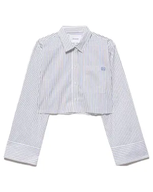 Cobalt Multi Cropped Wide Sleeve Shirt