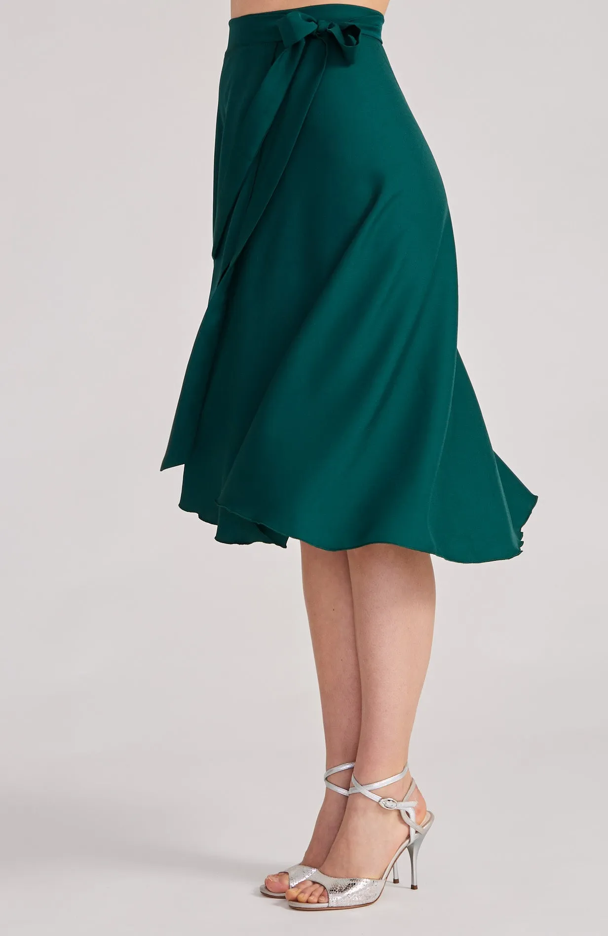 COCO Green Tango Wrap Skirt