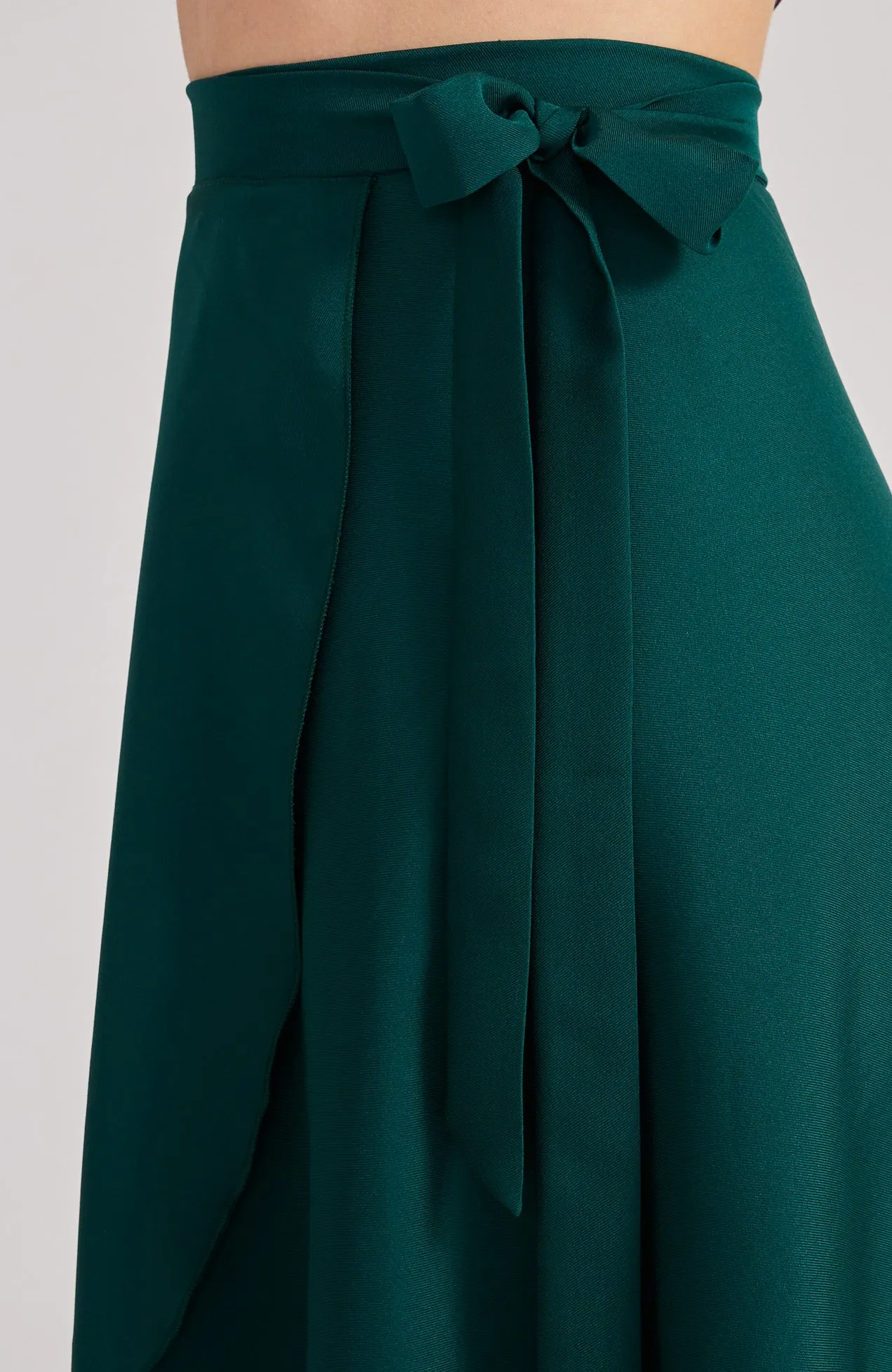 COCO Green Tango Wrap Skirt